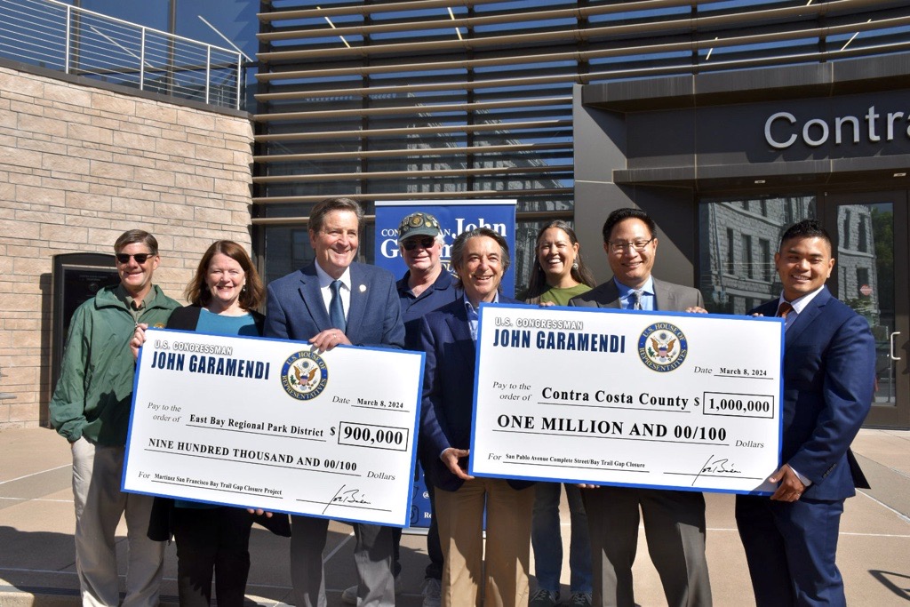 Garamendi Presents 4.4 Million for Local Projects in Contra Costa